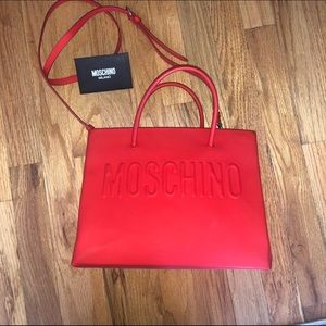 Moschino Neoprene Handbag w/ Authenticity Card